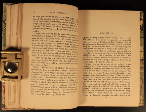 1902 In Old Australia Records From 1794 Antique Australian History Book SIGNED