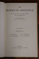 1913 The Works Of Aristotle Vol. VI Opuscula Antique Greek Philosophy Book-3