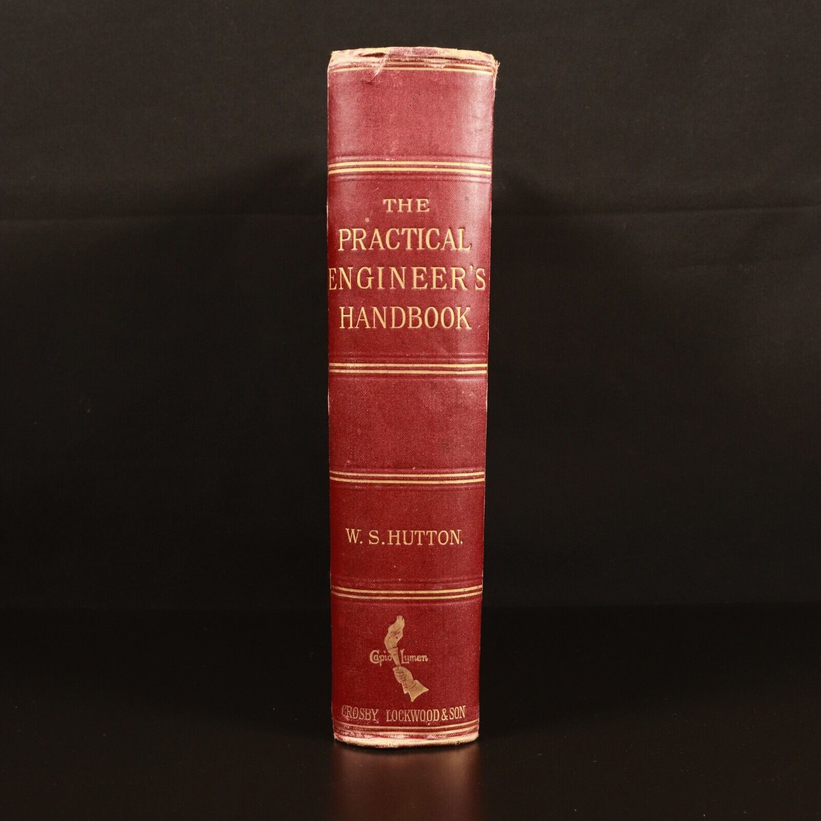 1896 The Practical Engineer's Handbook Walter S. Hutton Antique Reference Book