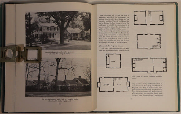 1967 Old American Houses by H&O Williams Vintage American Architecture Book