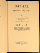 Imphal by Sir Geoffrey Evans 1962 Japan India Military History Book WW2-6