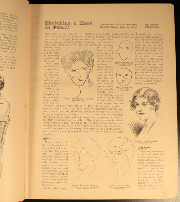 The Girls Own Annual 1917 Antique British Illustrated Girls Book Volume 38