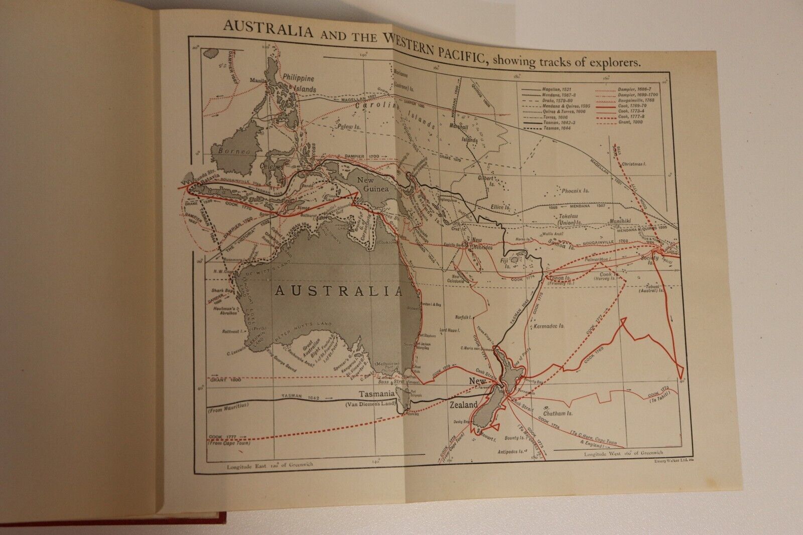 1922 The Discovery Of Australia by G. Arnold Wood Australian History Book