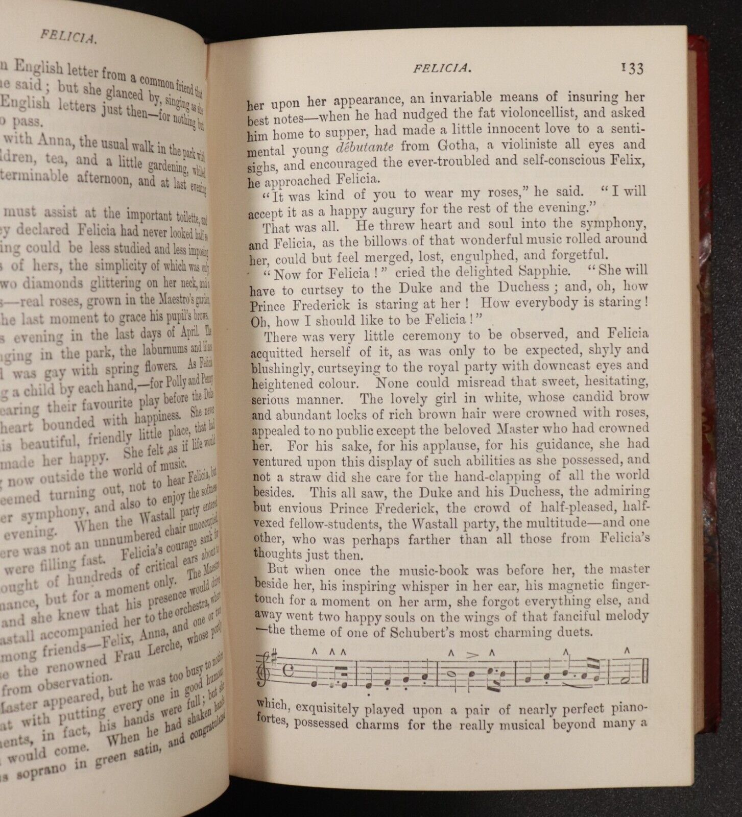 c1895 Felicia by M. Betham-Edwards Antique Fiction Book Novel Ex Parliament VIC