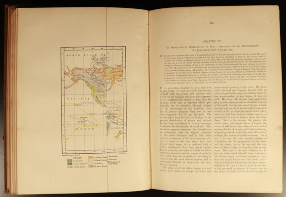 1889 Our Earth & Its Story by Robert Brown Antique Natural History Book w/Maps