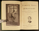 c1880 Famous Boys & How They Became Great Men Antiquarian British History Book-5