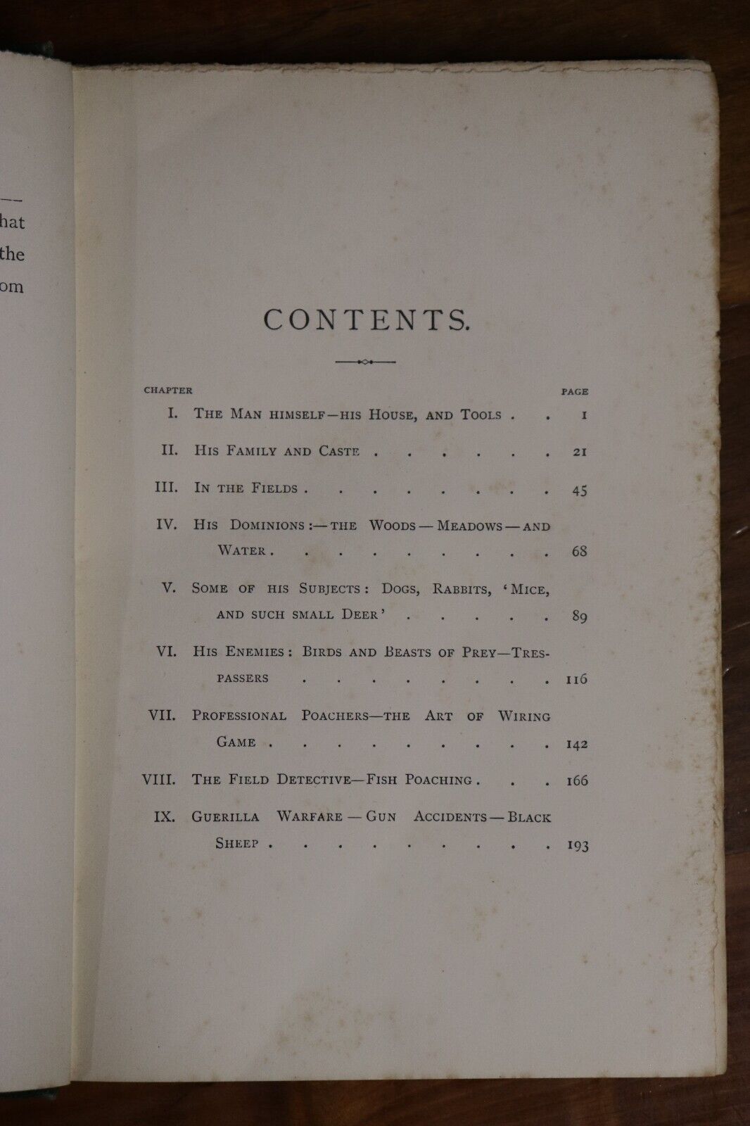 1889 The Gamekeeper At Home by R Jefferies Antique Natural History Book