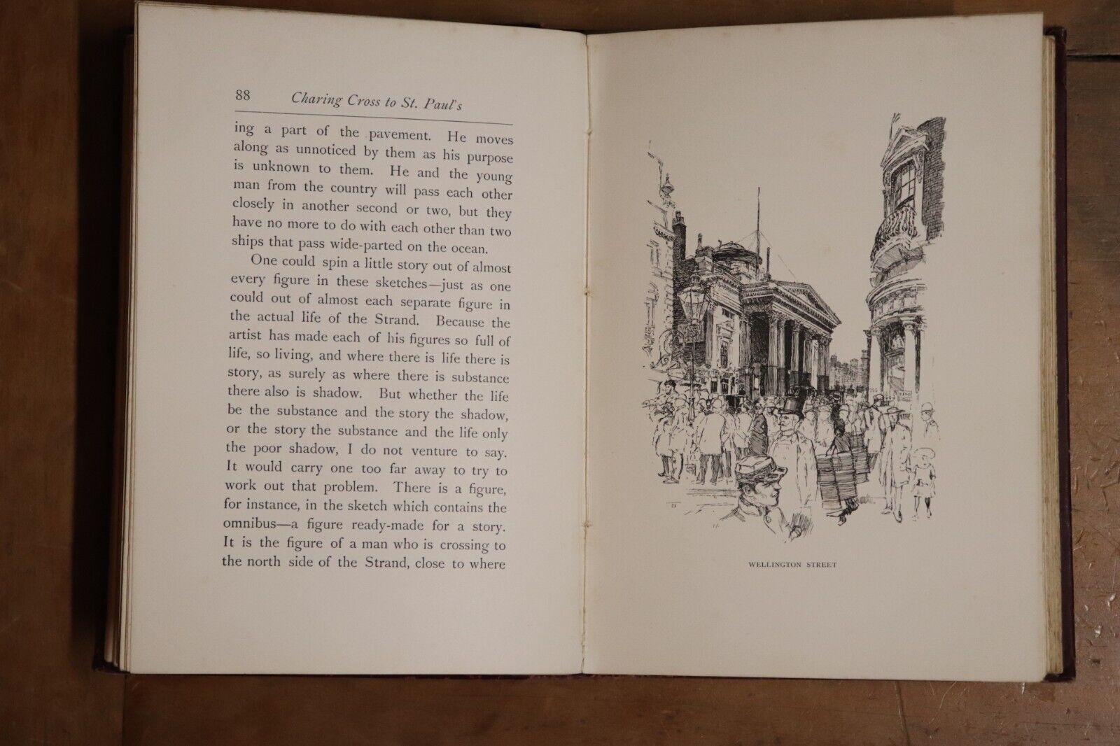 1893 Charing Cross To St Paul's by J McCarthy Antique British History Book