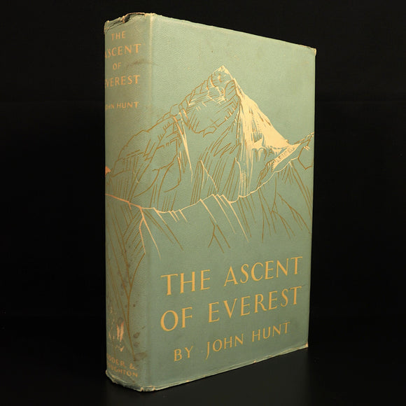 The Ascent Of Everest by John Hunt 1953 1st Ed. Illustrated Mountaineering Book