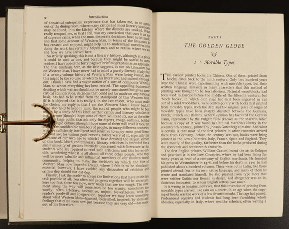 1962 Literature & Western Man by J.B Priestley Literature History Reference Book