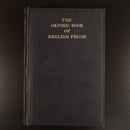 1925 The Oxford Book Of English Prose A. Quiller-Couch Antique Literature Book-6