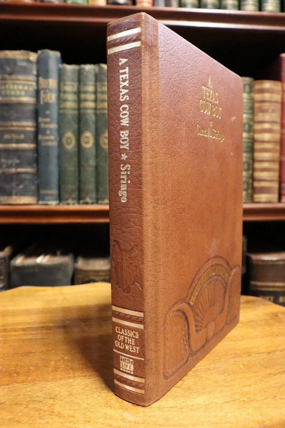 1980 A Texas Cowboy by Chas. Siringo Vintage American Western Fiction Book