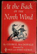 1963 At The Back Of The North Wind by G MacDonald Vintage Fiction Book-1