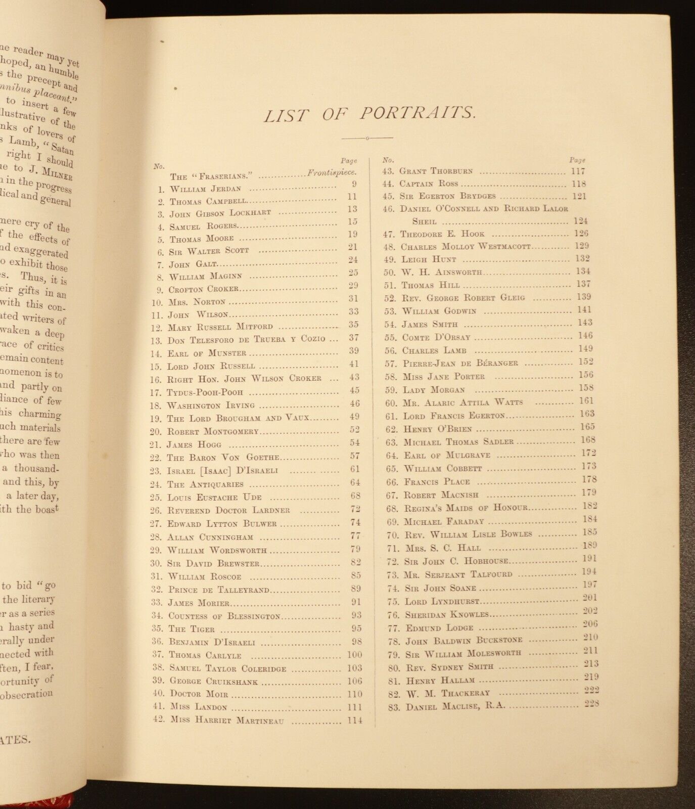 c1874 Maclise's Portrait Gallery Literary Characters Antique Literary Art Book