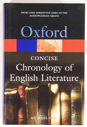 2005 The Oxford Chronology Of English Literature British History Reference Book