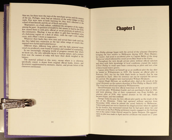 1978 Through The Rip Ships Of Old Port Phillip Australian Maritime History Book