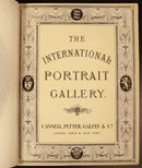 c1880 Cassell's International Portrait Gallery Antique History Book Fine Binding-6