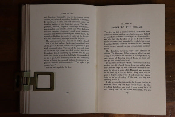 1934 Scots Guard by Wilfrid Ewart 1st Edition Antique Military WW1 Book