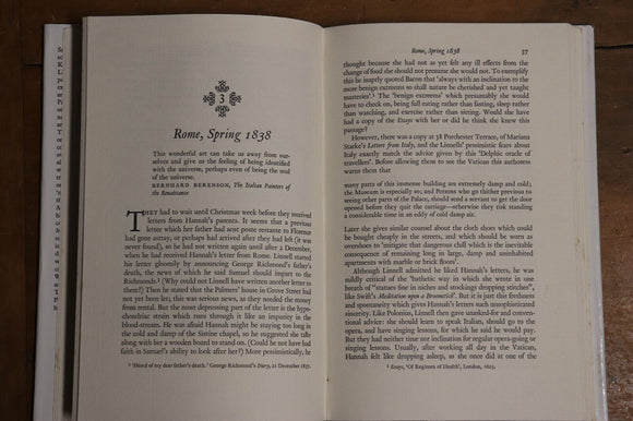 1968 Samuel Palmer's Italian Honeymoon 1st Edition Vintage Art & Travel Book