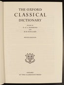 1989 The Oxford Classical Dictionary by NGL Hammond Literature Reference Book-2