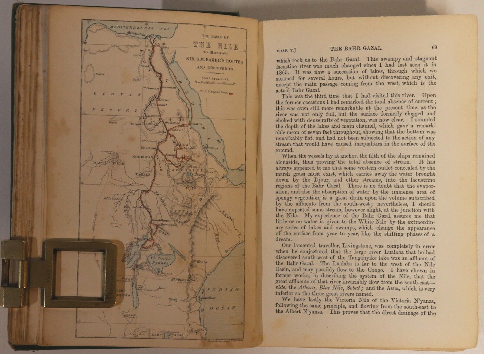 1879 Ismailia: Suppression Of The African Slave Trade by S.W. Baker Antique Book