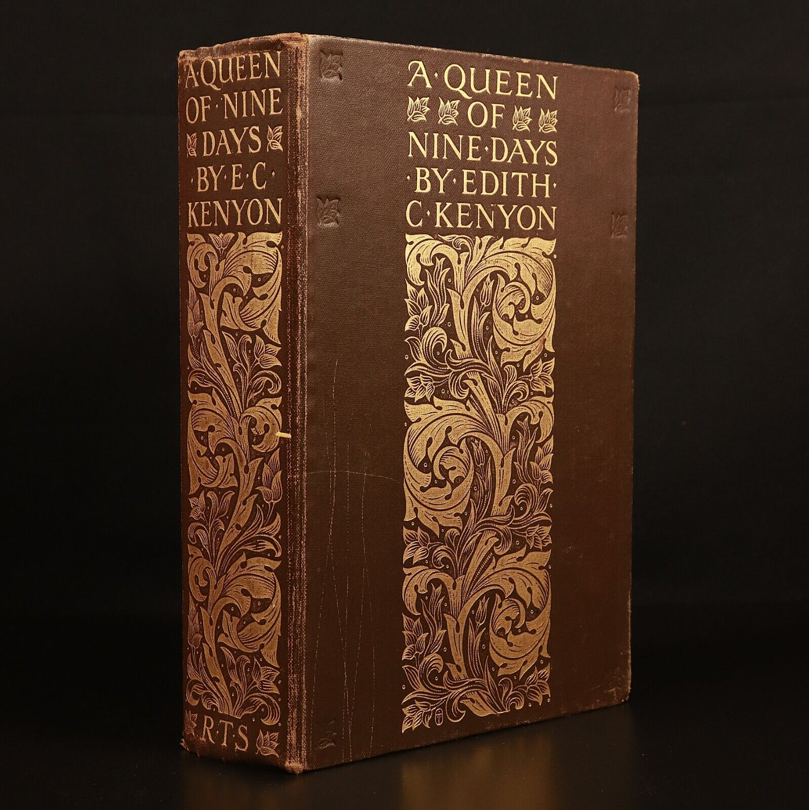 c1910 A Queen Of Nine Days by Edith C. Kenyon Antique Welsh Fiction Book