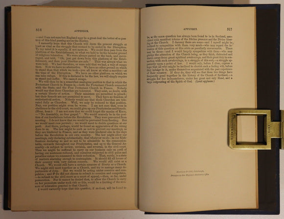 1889 The Headship Of Christ by Hugh Miller Antique British Theology Book