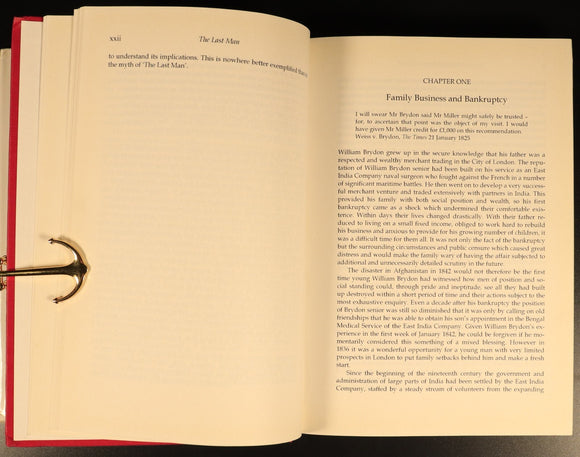 The Last Man Surgeon W. Brydon by JC Cunningham 2003 Military History Book 1st