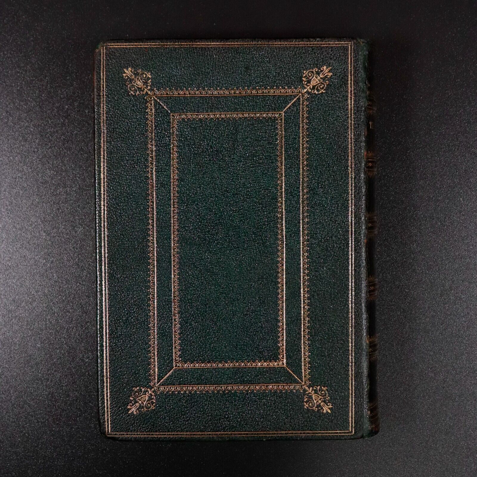 1879 The Works Of Alfred Tennyson Poet Laureate Antique Poetry Book Leather Gilt