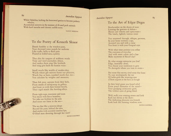 Australian Signpost by T.A.G. Hungerford 1956 Australian Literature History Book