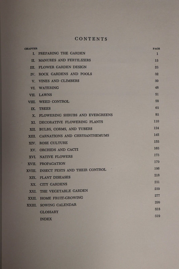1958 The Australian Garden Book by RG Edwards Gardening Reference Book