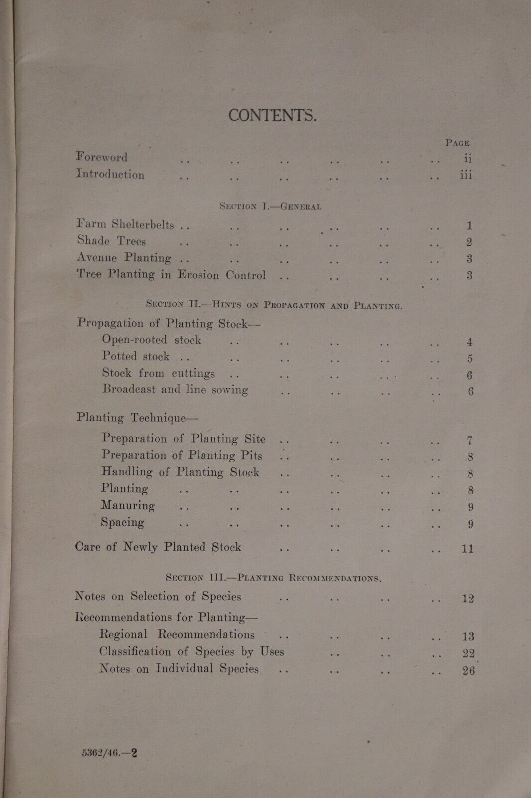 1945 Selection Propagation Planting Of Trees In Victoria Australian History Book