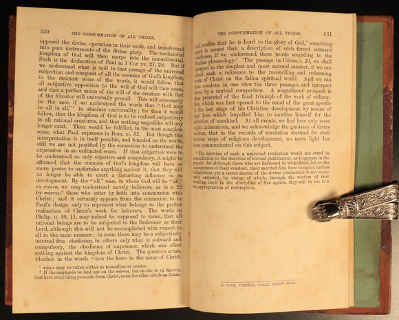 1851 History Of Christian Church Apostles by A. Neander Antique History Book