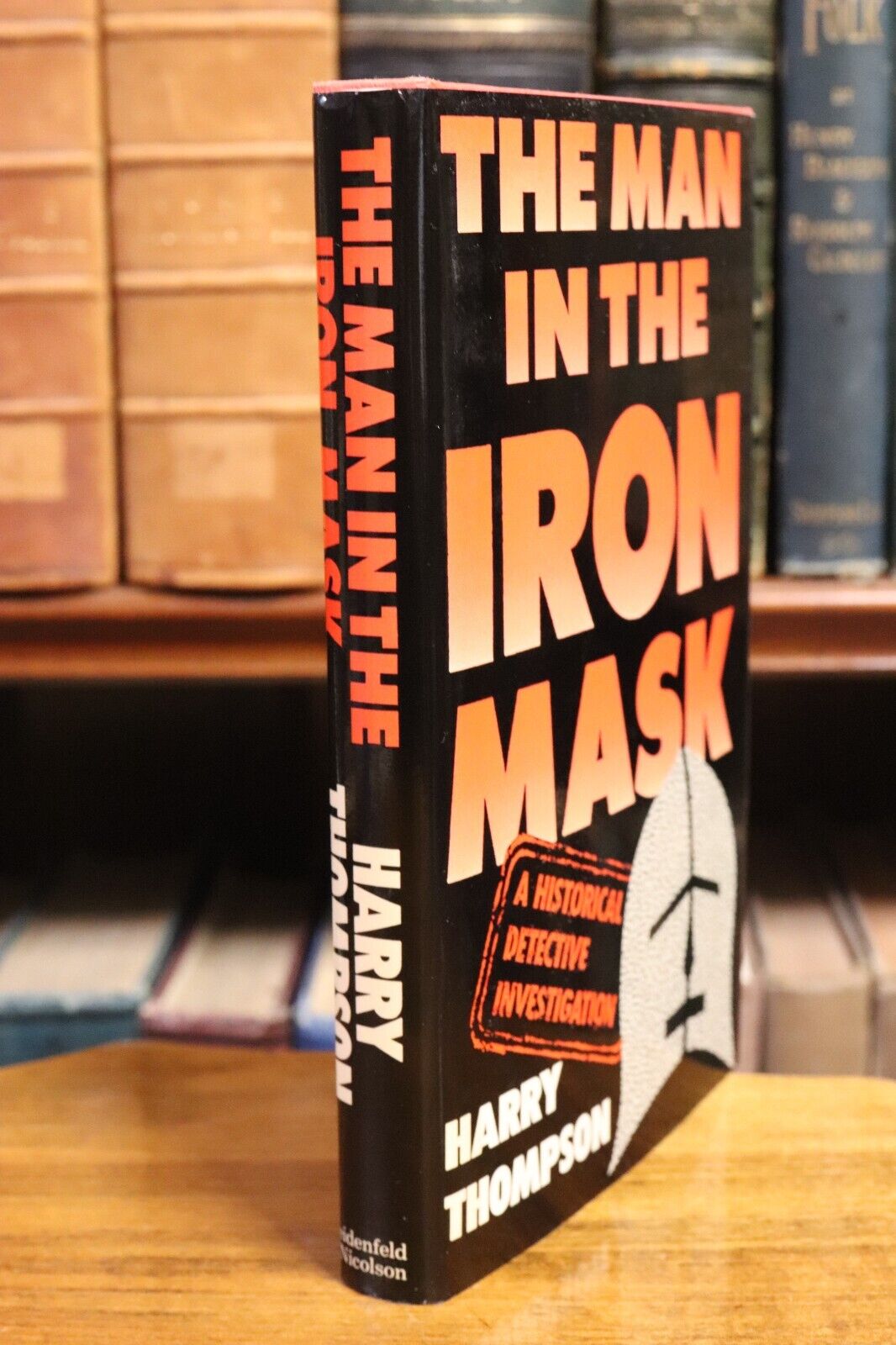 1987 The Man In The Iron Mask by H Thompson Historical Detective Book - 0