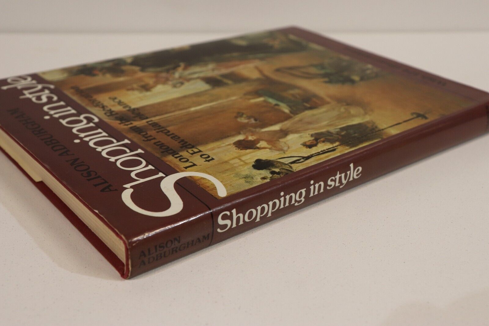 1979 Shopping In Style by Alison Adburgham Vintage British Retail History Book