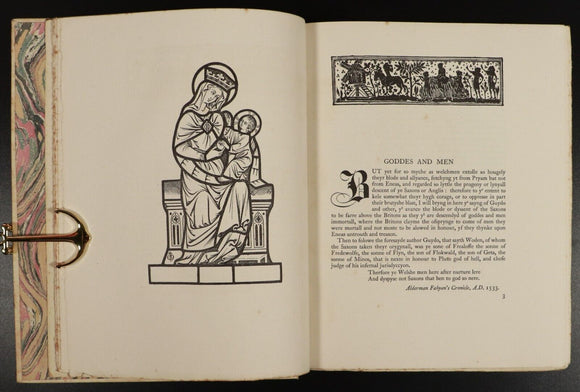 1928 The Mindes Delight by Hedley Hope-Nicholson Antique British Literature Book