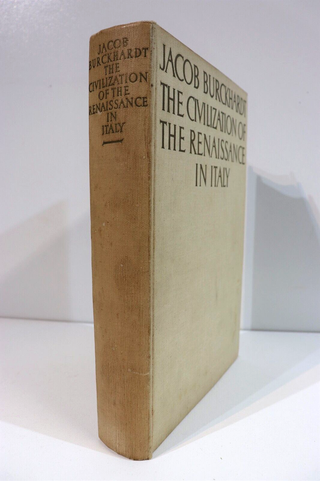 c1936 Civilization Of The Renaissance In Italy by J Burckhardt Antique Book