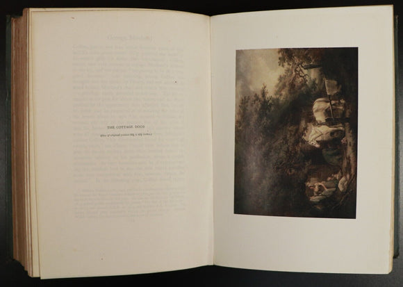 1907 George Morland: His Life & Works Antique British Art History Book