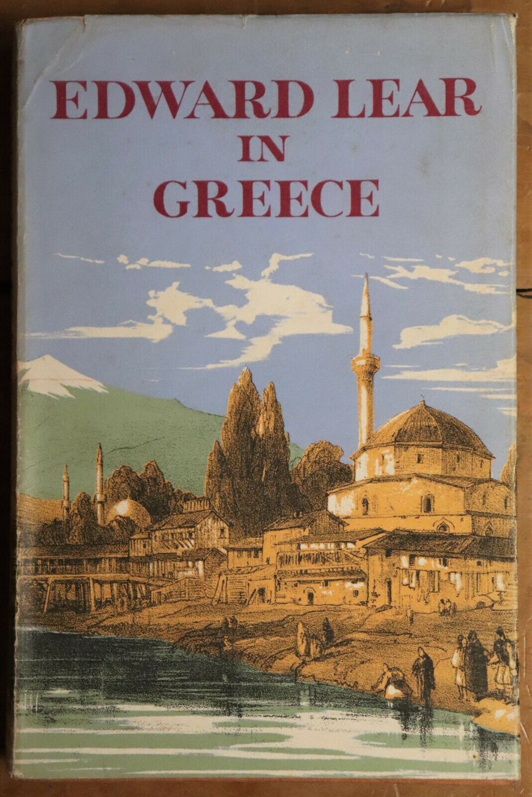 1965 Edward Lear In Greece Landscape Artist Vintage Art Reference Book