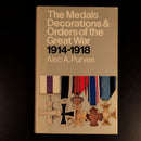 Medals, Decorations & Orders Of WW1 by AA Purves 1975 Military Reference Book-5