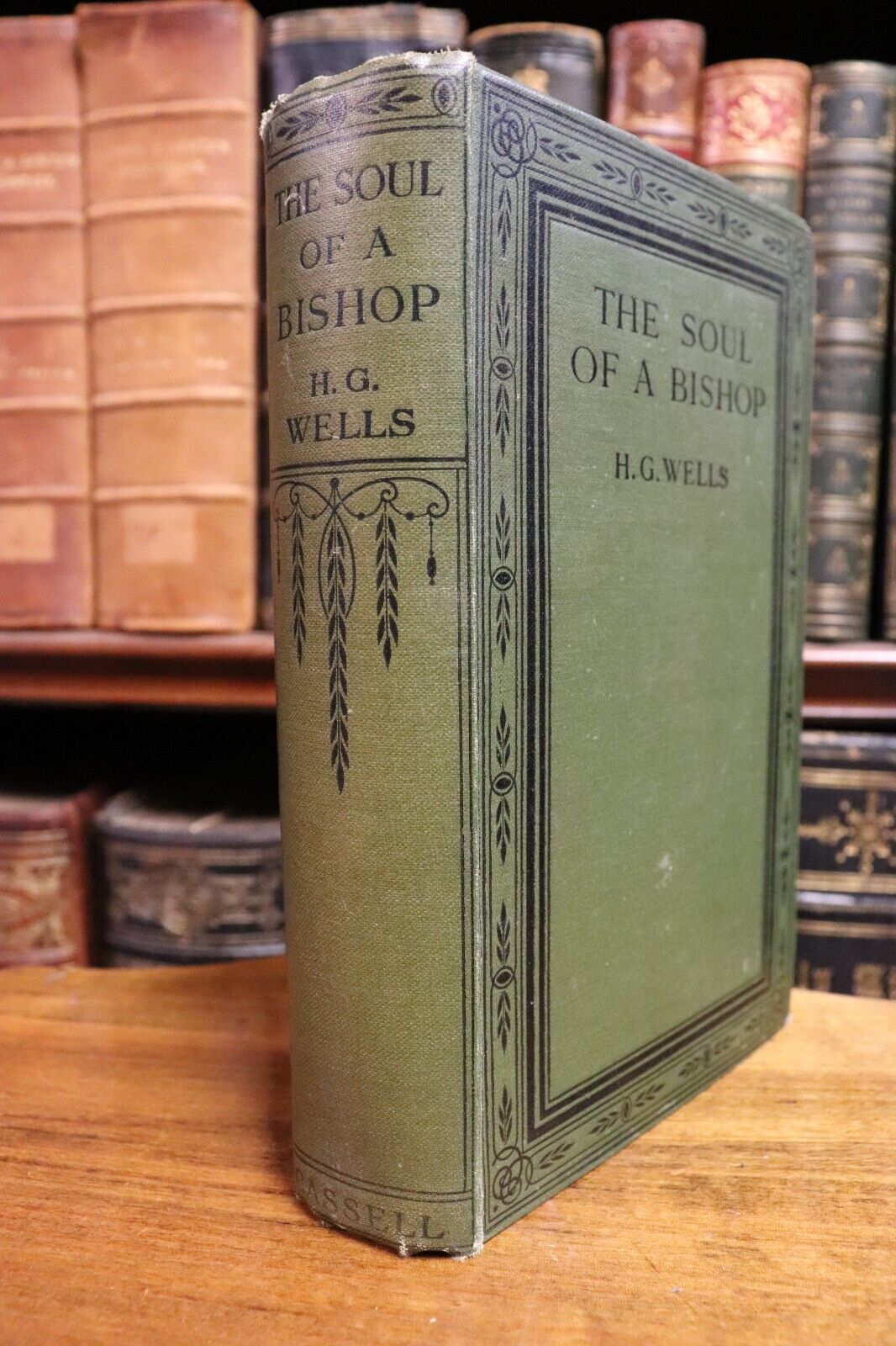 1917 The Soul Of A Bishop by HG Wells 1st Edition Ex CJ Dennis Antique Book