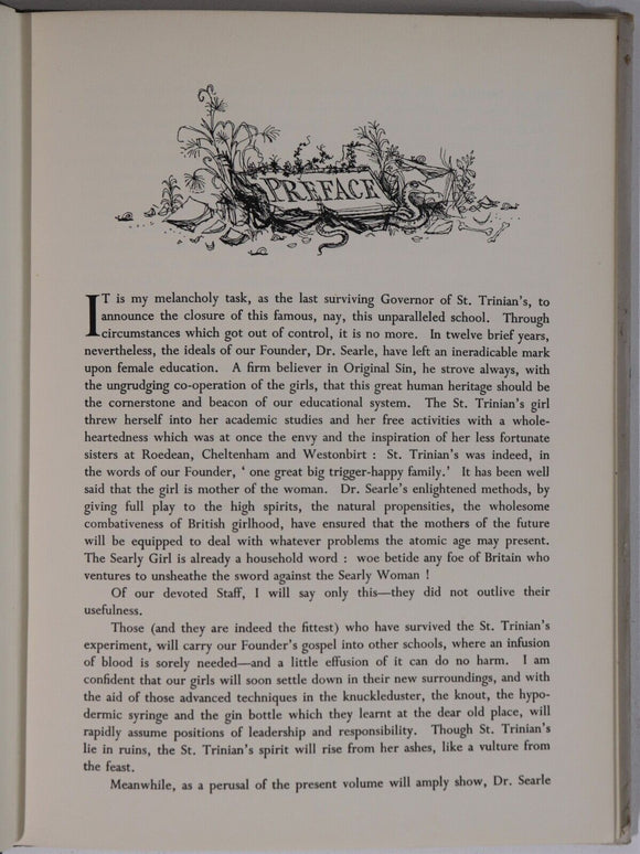 1954 Souls In Torment by Ronald Searle Satirical Cartoon & Art Book