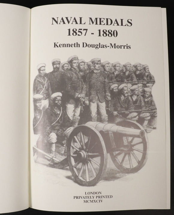 1987 2vol Naval Medals 1793-1856 + 1857-1880 by K. Douglas-Morris Military Books