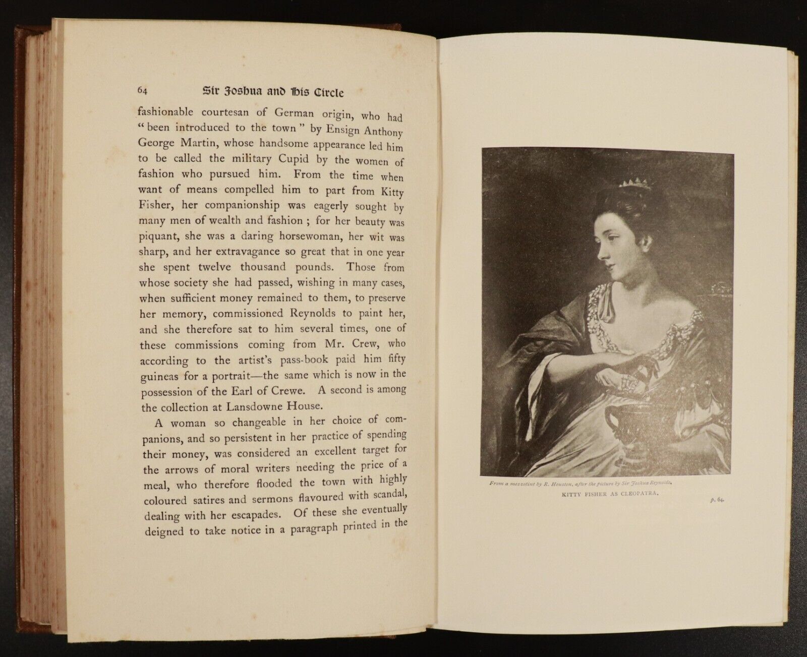 1906 2vol Sir Joshua & His Circle by Fitzgerald Molloy Antique Art History Book