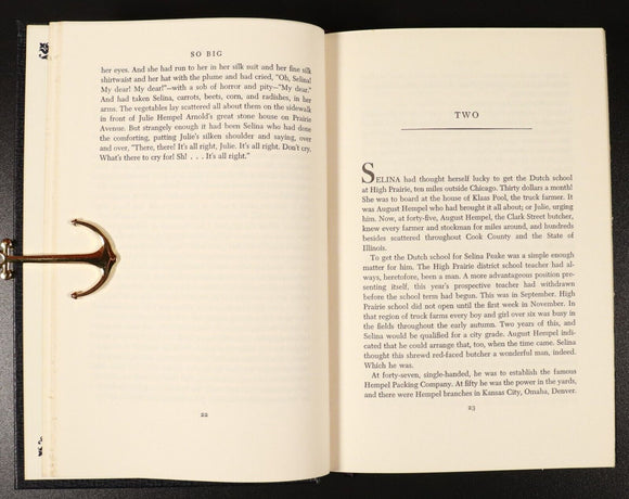 c1950 So Big by Edna Ferber International Collectors Library Book Female Author