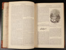 1858 2vol Cyclopaedia Of English Literature Antiquarian Leather Book Set-12