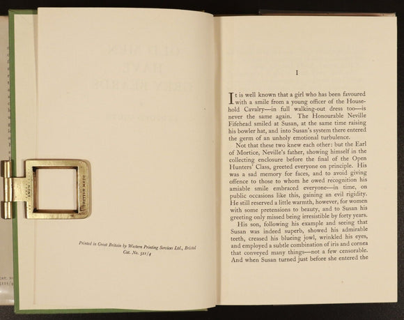 1954 Old Men Have Grey Beards by Leopold Louth British Fiction Book 1st Edition