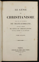 1854 2vol Le Genie Du Christianisme by de Chateaubriand Antique History Books-6