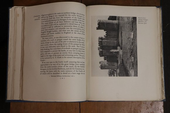 1926 Bodiam Castle: Sussex Marquis of Curzon Antique British Architecture Book