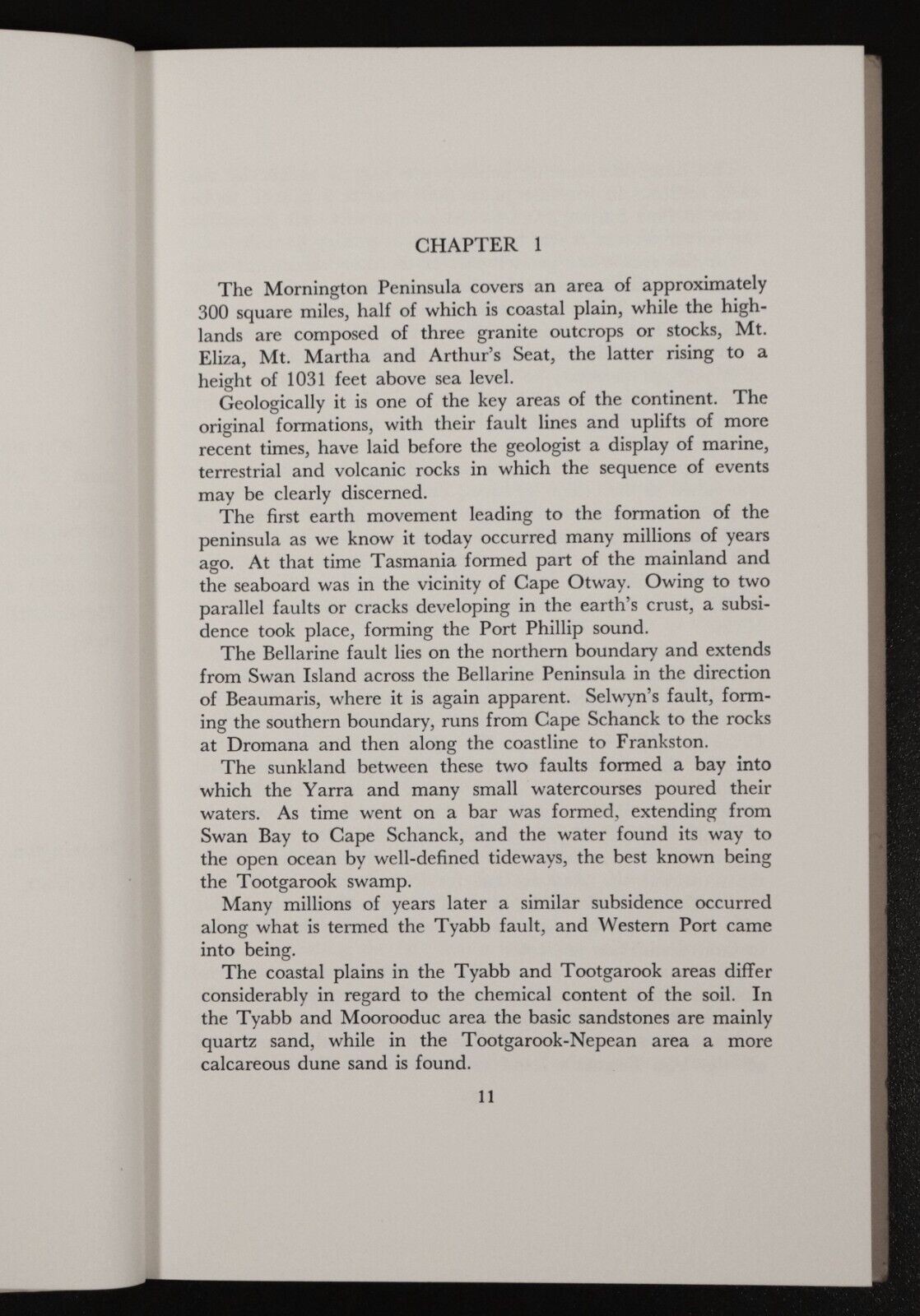 1961 Early History Of The Mornington Peninsula Australian Local History Book